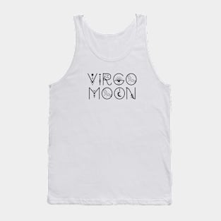 Virgo moon sign celestial typography Tank Top